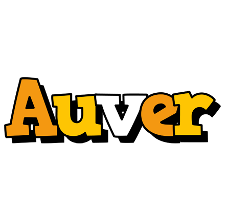 Auver cartoon logo