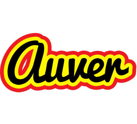 Auver flaming logo