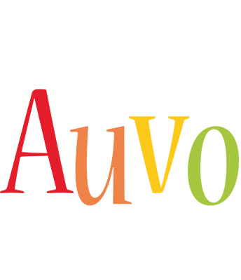 Auvo birthday logo