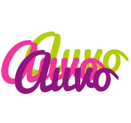 Auvo flowers logo