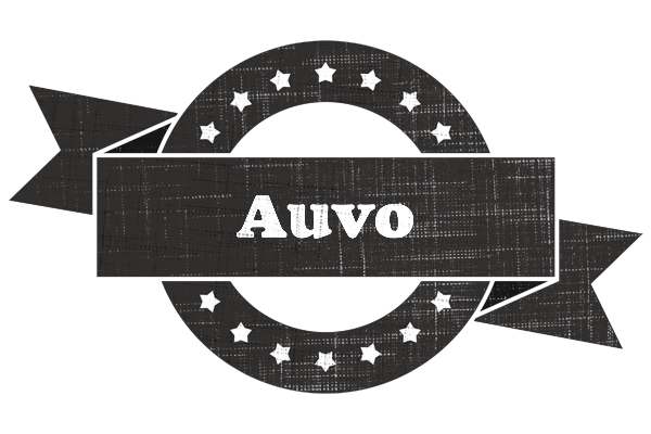 Auvo grunge logo
