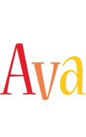 Ava birthday logo