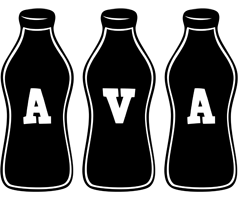 Ava bottle logo