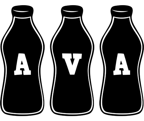 Ava bottle logo