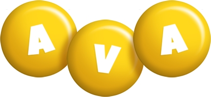Ava candy-yellow logo