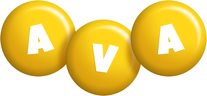 Ava candy-yellow logo
