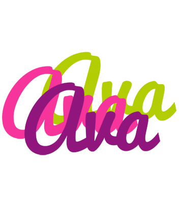 Ava flowers logo