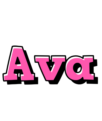 Ava girlish logo