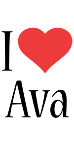 Ava i-love logo