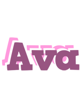 Ava relaxing logo