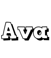 Ava snowing logo