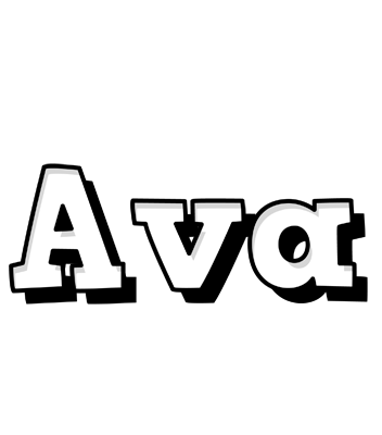 Ava snowing logo