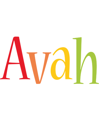 Avah birthday logo