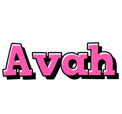Avah girlish logo