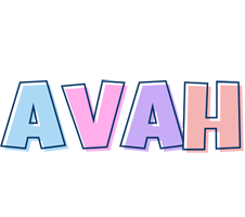 Avah pastel logo