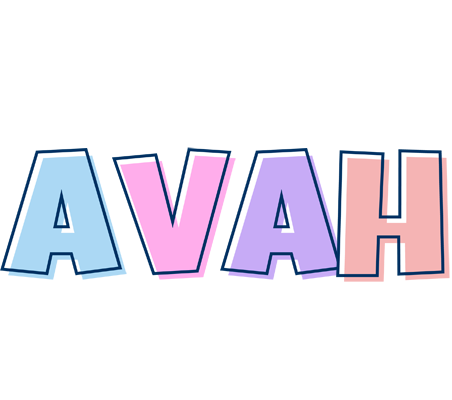 Avah pastel logo