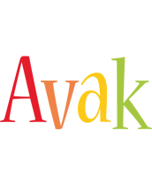 Avak birthday logo