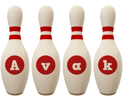 Avak bowling-pin logo