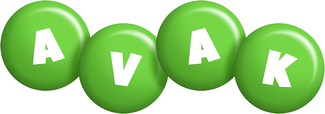 Avak candy-green logo