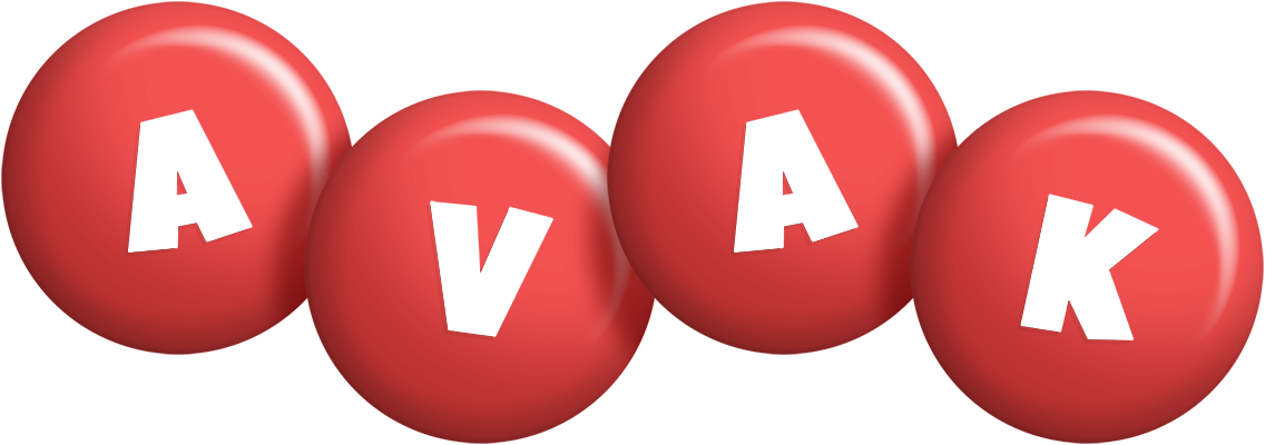 Avak candy-red logo