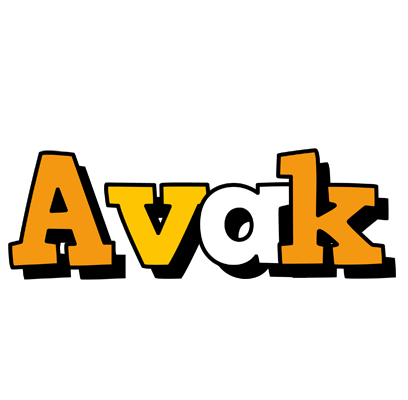 Avak cartoon logo