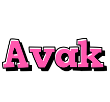 Avak girlish logo