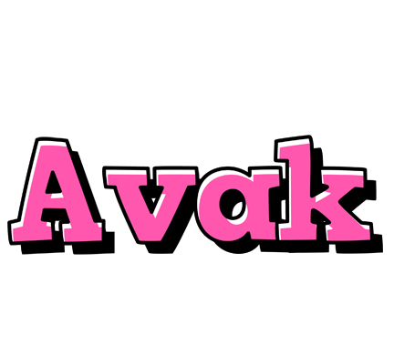 Avak girlish logo