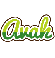 Avak golfing logo