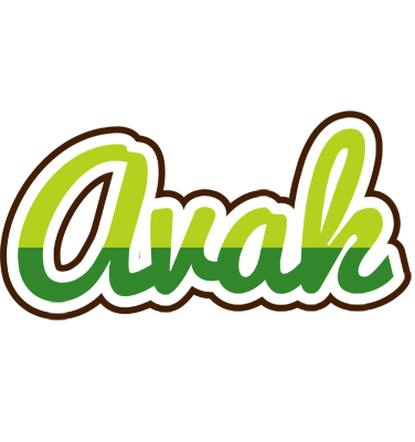 Avak golfing logo