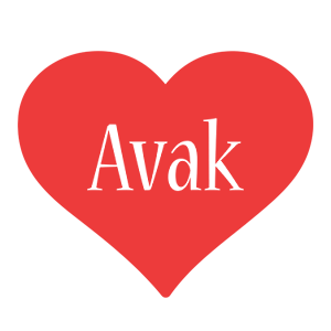 Avak love logo