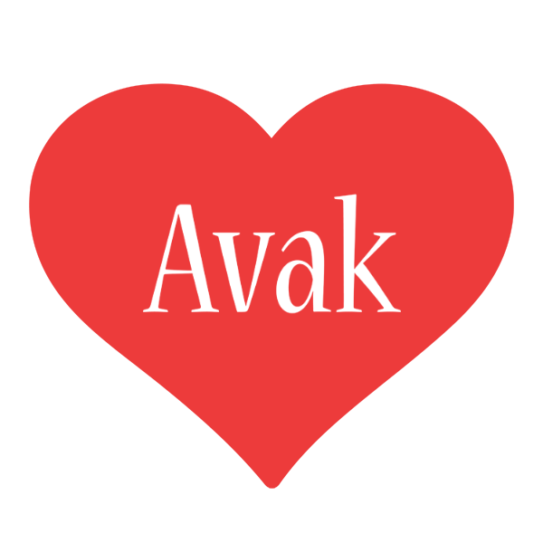Avak love logo