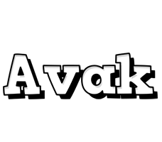 Avak snowing logo