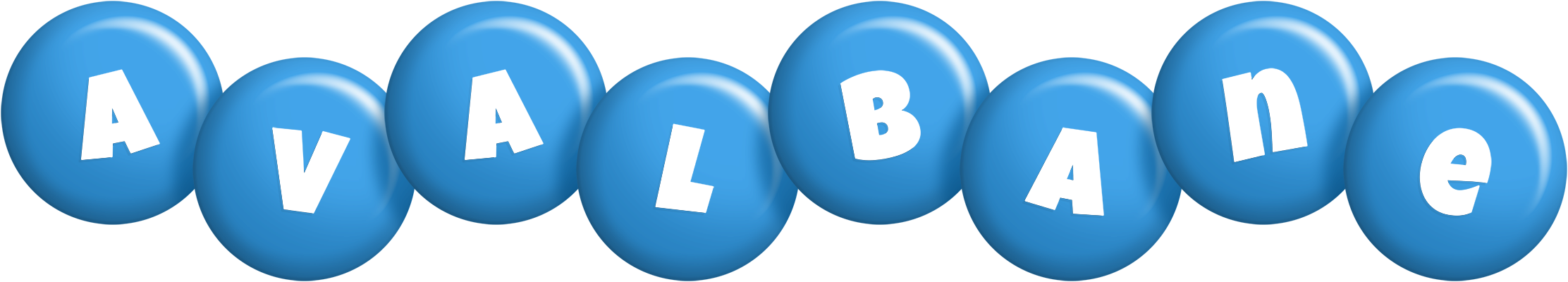 Avalbane candy-blue logo