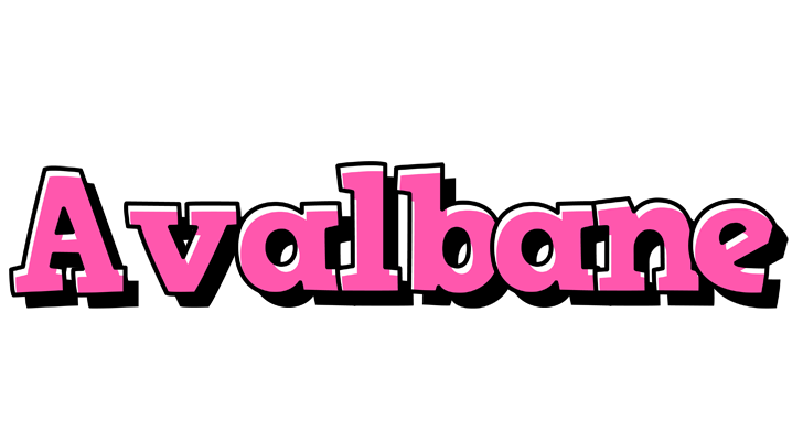 Avalbane girlish logo