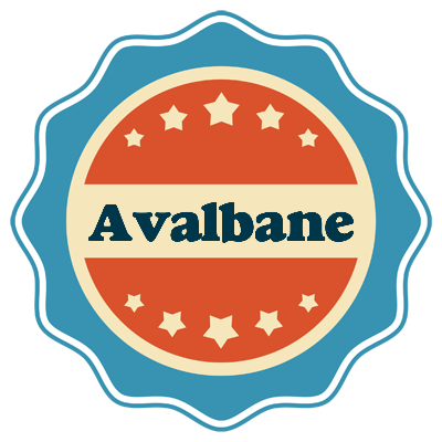 Avalbane labels logo