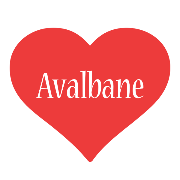 Avalbane love logo