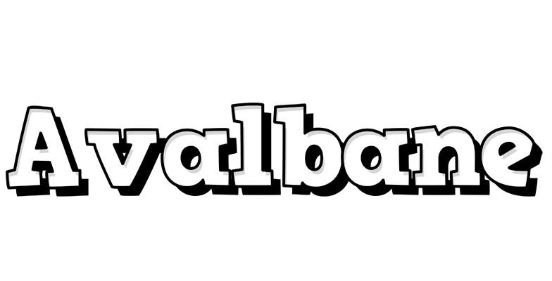 Avalbane snowing logo