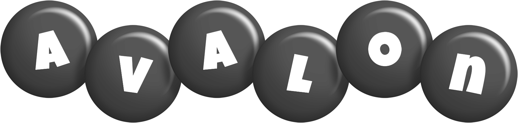 Avalon candy-black logo