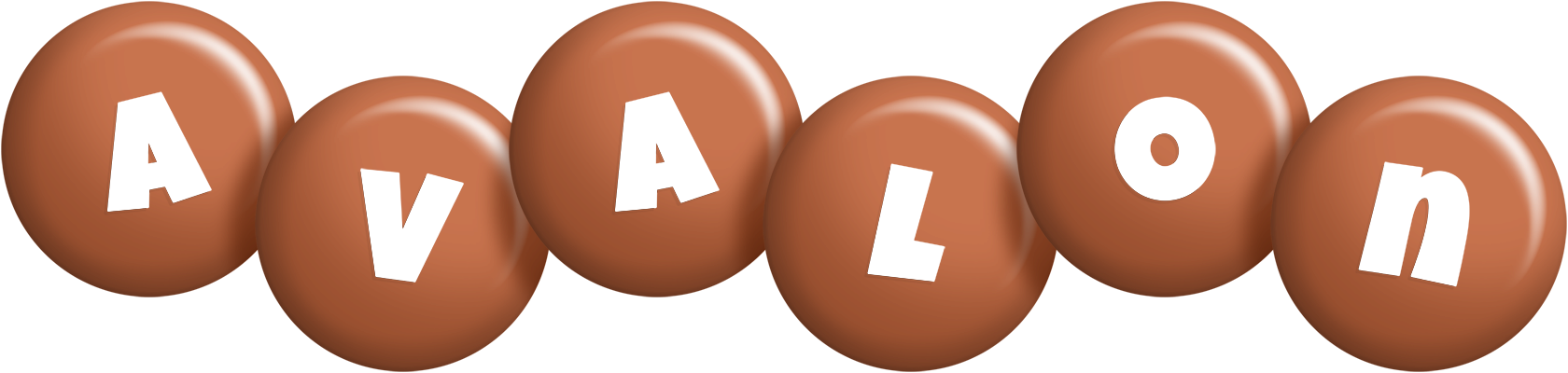 Avalon candy-brown logo