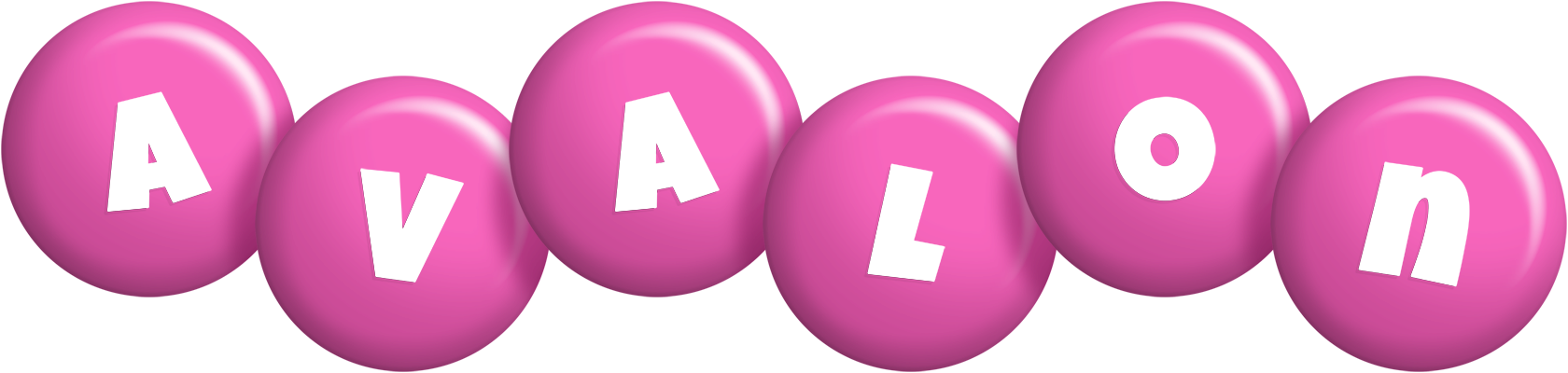 Avalon candy-pink logo