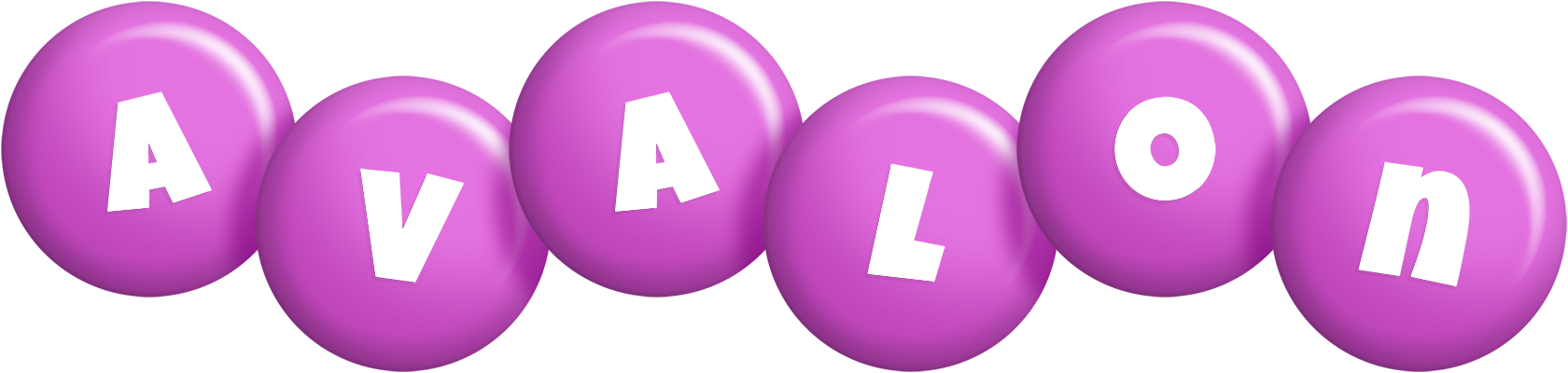 Avalon candy-purple logo