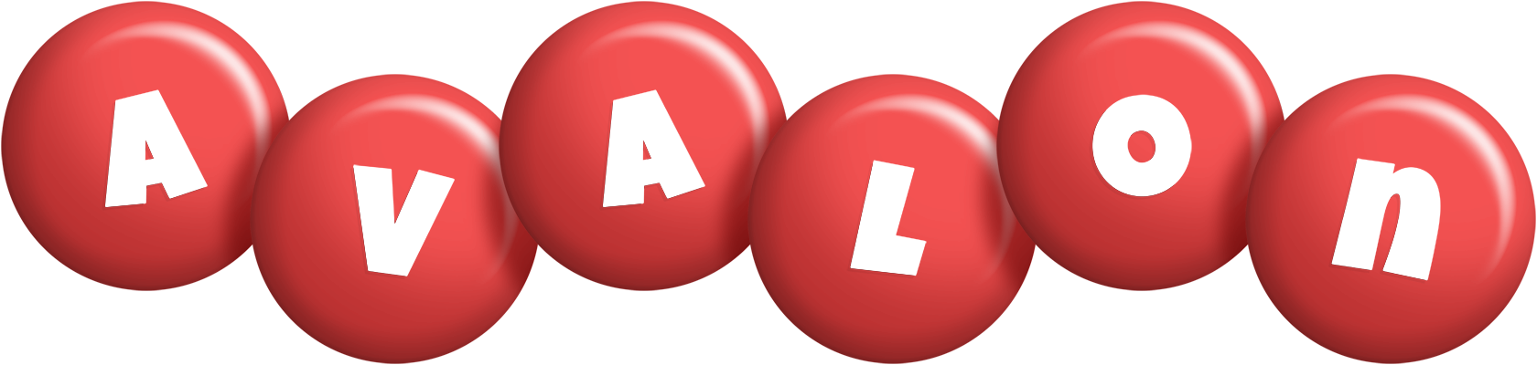 Avalon candy-red logo