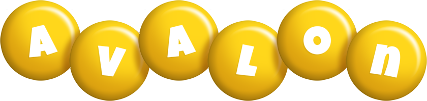 Avalon candy-yellow logo