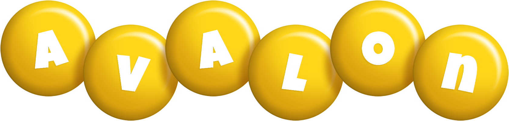 Avalon candy-yellow logo