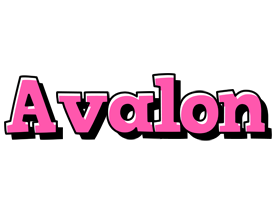 Avalon girlish logo