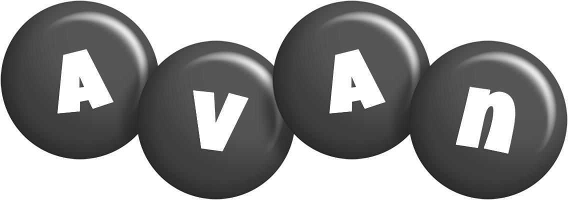 Avan candy-black logo