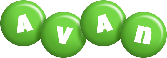 Avan candy-green logo