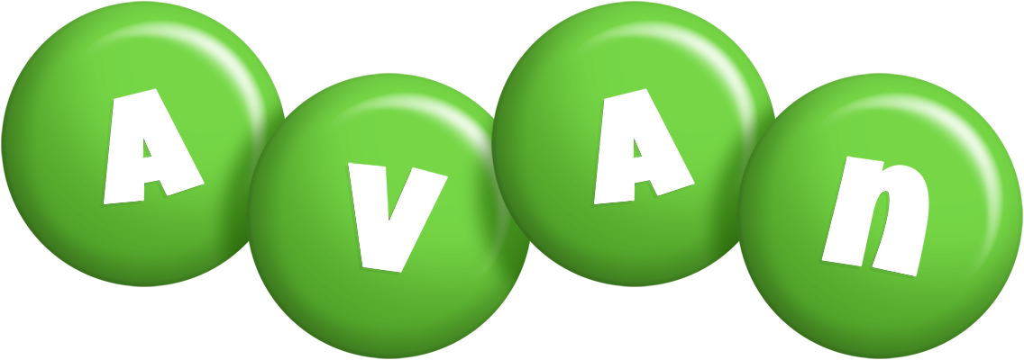 Avan candy-green logo