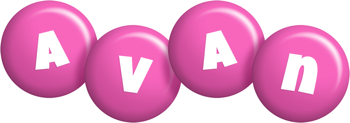 Avan candy-pink logo