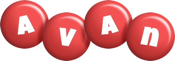 Avan candy-red logo